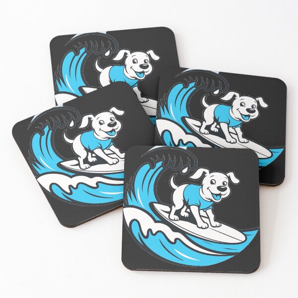 Item preview, funny animals surfing the waves  designed and sold by AnimalsDH305.
