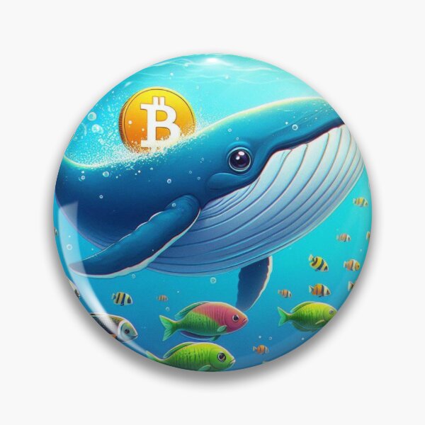 Item preview, Bitcoin Whale designed and sold by PorkyPings.