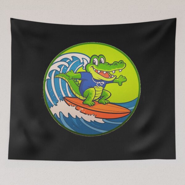Item preview, funny animals surfing the waves  designed and sold by AnimalsDH305.