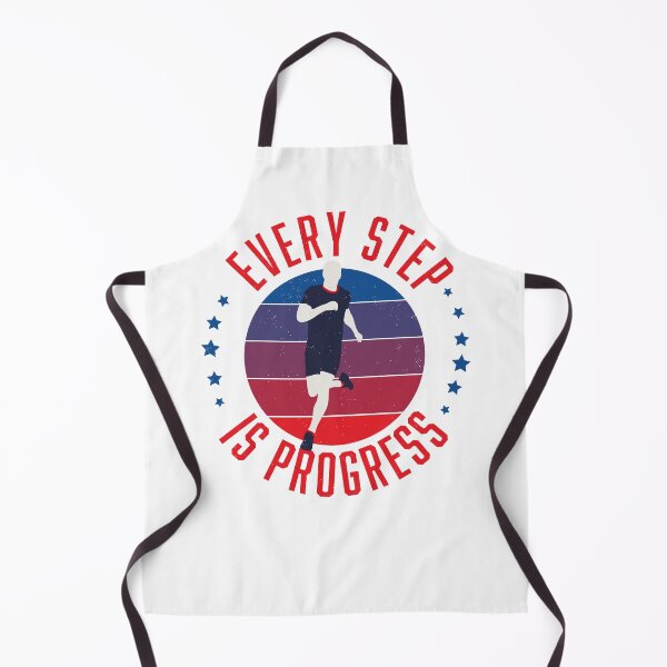 Item preview, Runner Every Step is Progress Motivational Message designed and sold by Sandra Brezina.