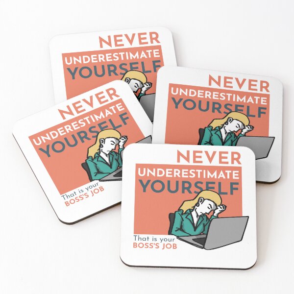 Item preview, Never Underestimate Yourself Motivation Work designed and sold by TKsuited.