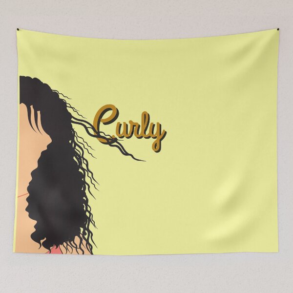 Item preview, Curly Hair Woman / Girl designed and sold by 5Petals.