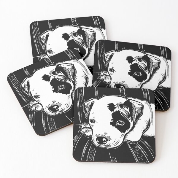 Item preview, A cute puppy on the sofa designed and sold by PolinaSheva.