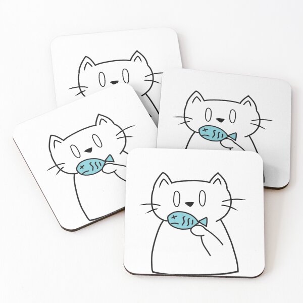 Item preview, Cat eating Fish designed and sold by jwaalaa.
