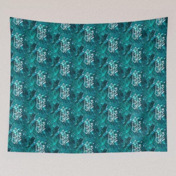 Item preview, Andara Crystal Quartz Blue Green Crystals designed and sold by WildWoodlandWitch.