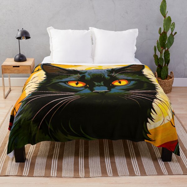 Item preview, Scary Halloween Cat: Eerie Design Art designed and sold by GrizzlyCollective.