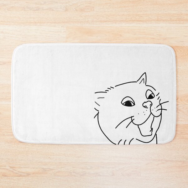 Item preview, surprised cat doodle  designed and sold by jwaalaa.