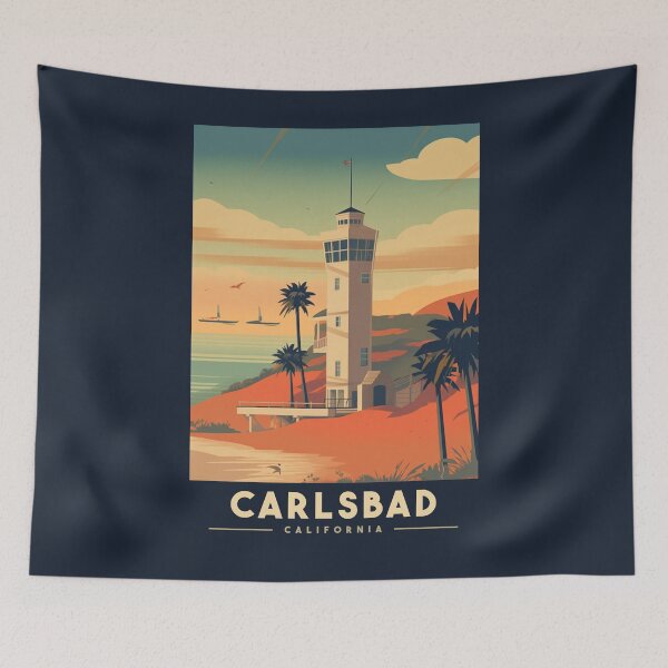 Item preview, Carlsbad - California designed and sold by GoodOldVintage.