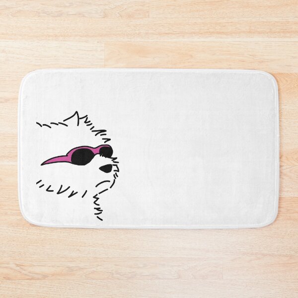 Item preview, Dog with pink glasses doodle designed and sold by jwaalaa.