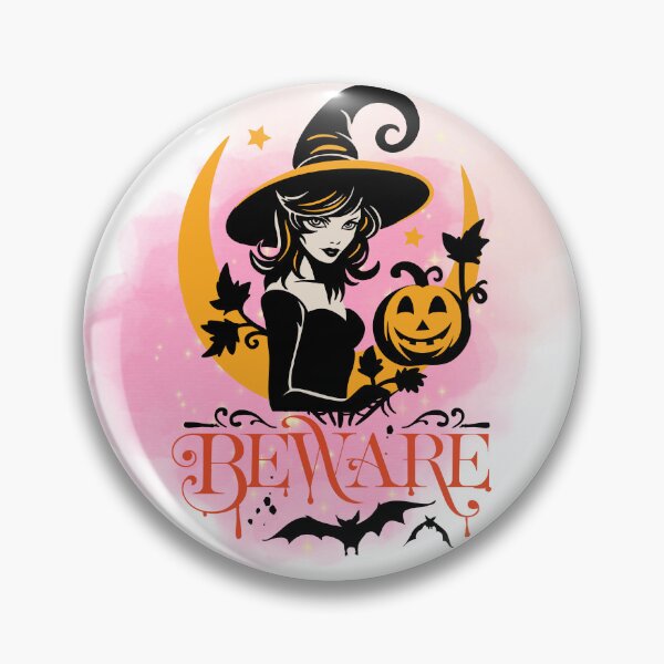 Item preview, Witch, Halloween, Beware, Pumpkin, Bats designed and sold by Acconite.