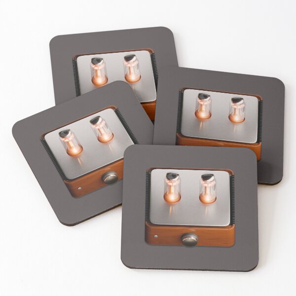 Item preview, Vintage Vacuum Tube Amplifier Icon - Retro Audio Design designed and sold by trepiu.