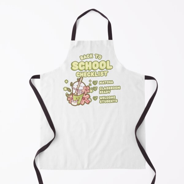 Item preview, Matcha Back to School Checklist designed and sold by Circle-Cats.