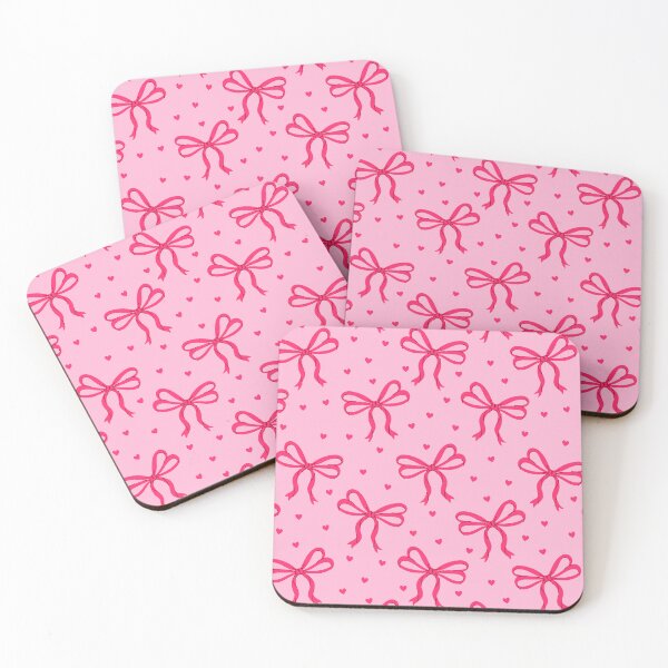 Item preview, pink bows and hearts designed and sold by burbura.