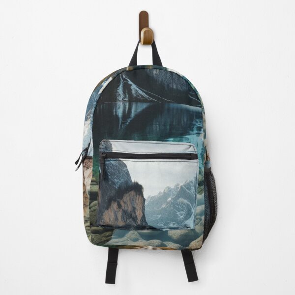 Item preview, A Crystal-Clear Lake Reflecting Snowy Peaks. designed and sold by IrsathThaslima.