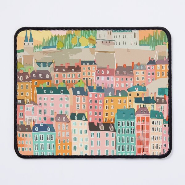 Item preview, Fourvière Lyon Art Print, French Landmark Wall Decor, Basilica of Notre-Dame de Fourvière Poster, Lyon Cityscape Artwork designed and sold by vinciellastudio.
