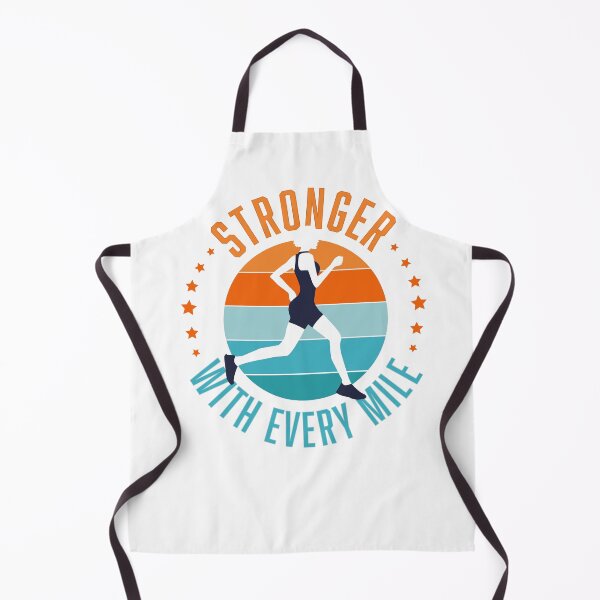 Item preview, Running Girl Motivational Stronger with every mile designed and sold by Sandra Brezina.