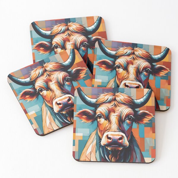 Item preview, Abstract Cow designed and sold by Geek-Girl-Art.