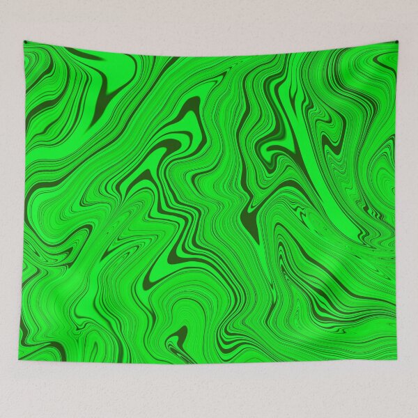 Item preview, Green Liquid Swirls designed and sold by KaSaPo.