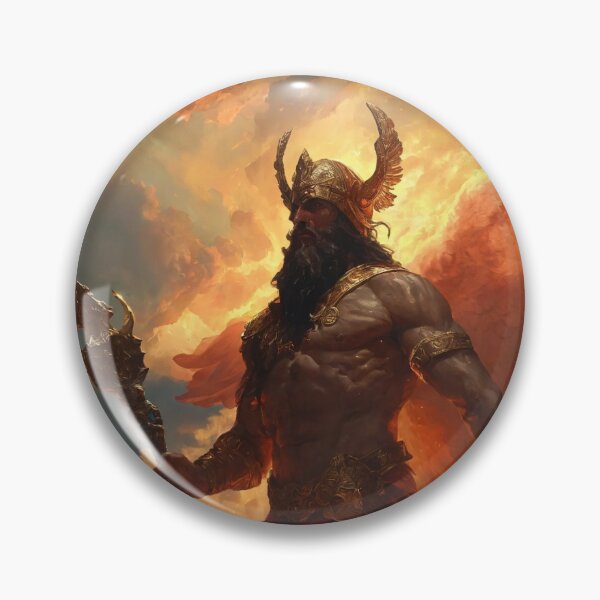 Item preview, god perun, fire, paganism designed and sold by DonnaBlankaArt.