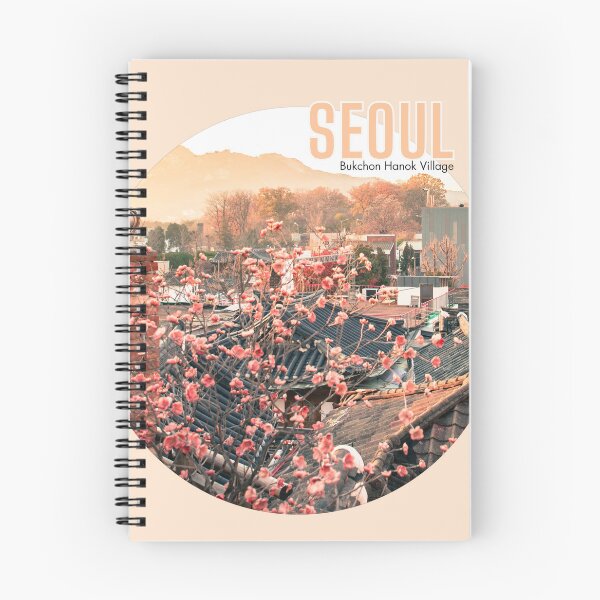 Item preview, Seoul Circle : Bukchon Hanok Village Sunset designed and sold by TRVLR Designs.