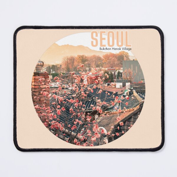 Item preview, Seoul Circle : Bukchon Hanok Village Sunset designed and sold by TRVLR Designs.