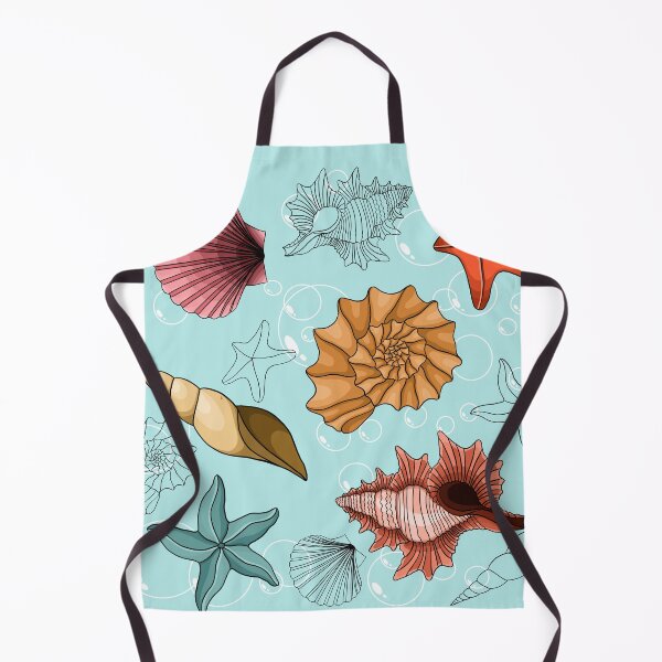 Item preview, marine theme, sea, background, beach, summer, ornament, underwater, starfish, shells designed and sold by Tetiana Pohurska.