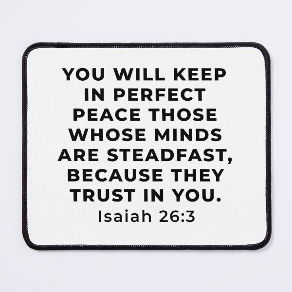 Item preview, Isaiah 26:3 Bible Verse designed and sold by SoulQuot.