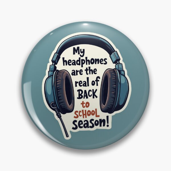 Item preview, Back to School Vibes - Headphone Lover Design designed and sold by Hirokaa.