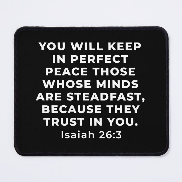 Item preview, Isaiah 26:3 Bible Verse designed and sold by SoulQuot.