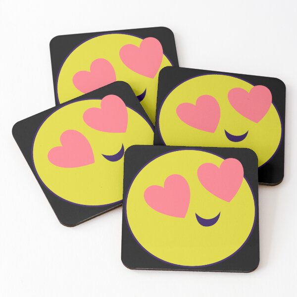 Item preview, Cute Heart Eyes Emoji - Adorable Love Icon Design designed and sold by TurtleDojo.