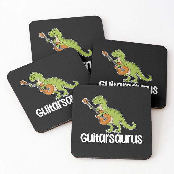 Item preview, Guitar Player Gift Kids Dinosaur Bass Guitarist designed and sold by DSWShirts.