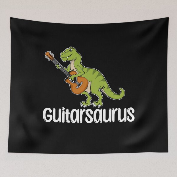 Item preview, Guitar Player Gift Kids Dinosaur Bass Guitarist designed and sold by DSWShirts.
