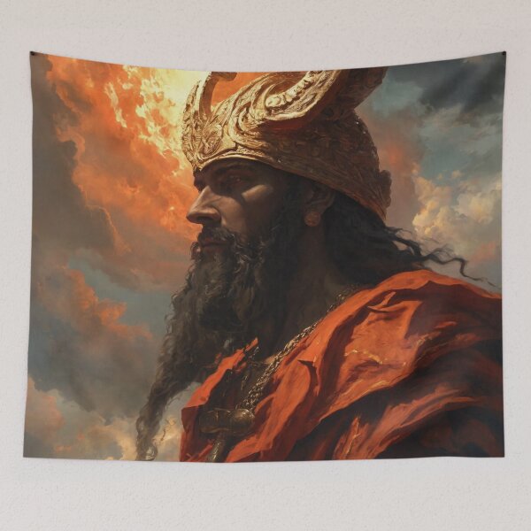Item preview, god perun, fire, paganism designed and sold by DonnaBlankaArt.