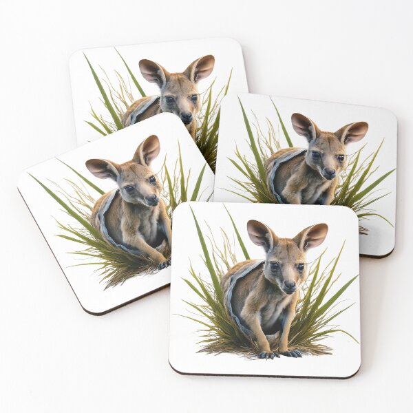 Item preview, Kangaroo Cuddles designed and sold by Leo digital art.