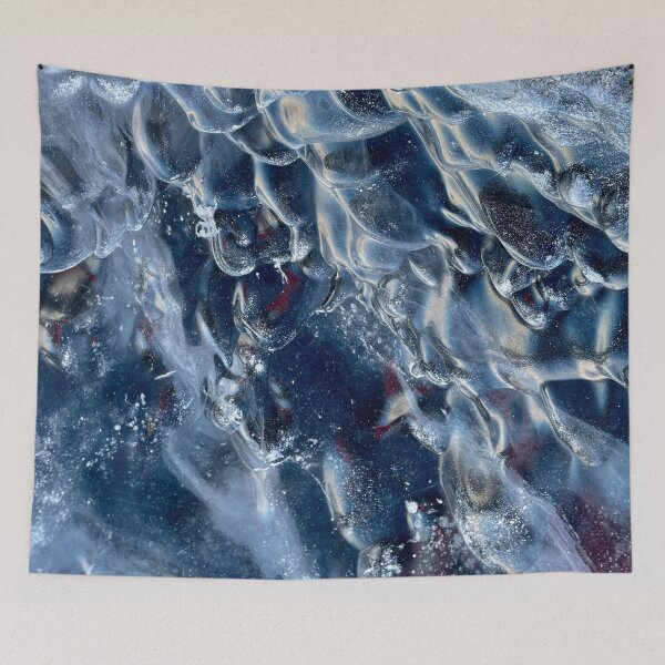 Item preview, Black Ice Arctic Nature Wonders Pattern designed and sold by GraTEEtude.