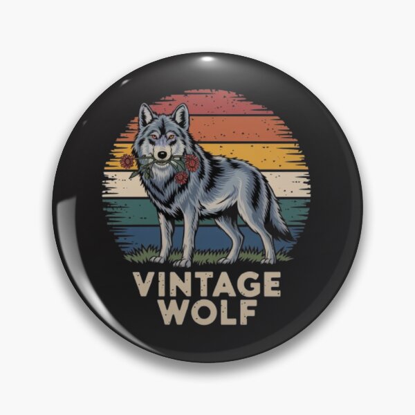 Item preview, Vintage wolf designed and sold by 123ks.