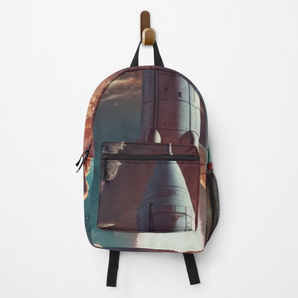 Item preview, Vintage Rocket Launch from Retro Futuristic Station designed and sold by PrintPulse-9.