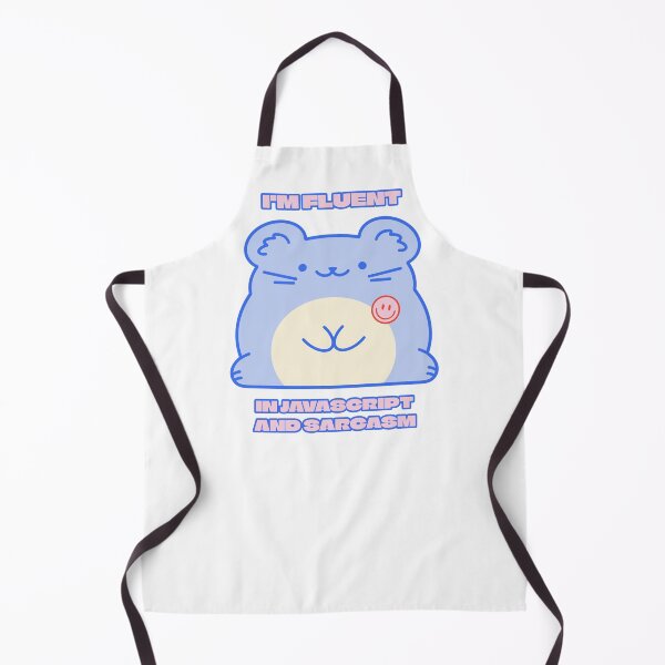 Item preview, I'm Fluent in Javascript and Sarcasm - Cute Coder designed and sold by Circle-Cats.