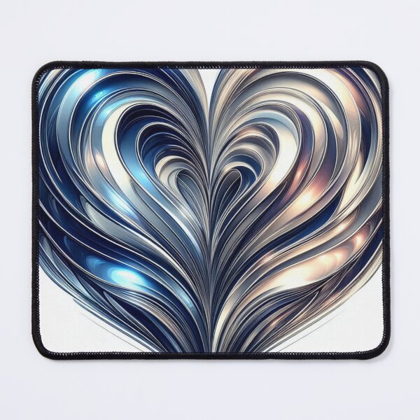 Item preview, Metallic Swirl Heart designed and sold by ZenOfAIarts.