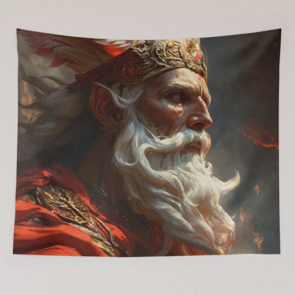 Item preview, god perun, fire, paganism designed and sold by DonnaBlankaArt.