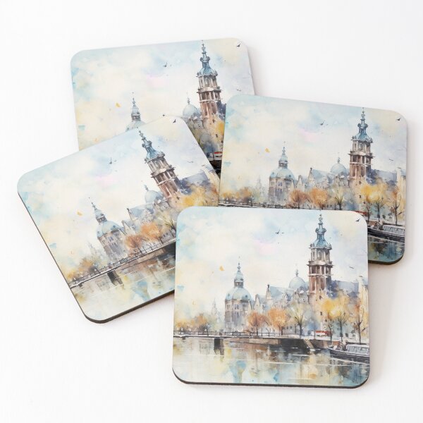 Item preview, Gouache - Amsterdam designed and sold by KootenayDesigns.