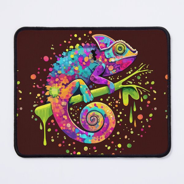 Item preview, Chameleon Paint Stains Watercolor Style designed and sold by BluedarkArt.