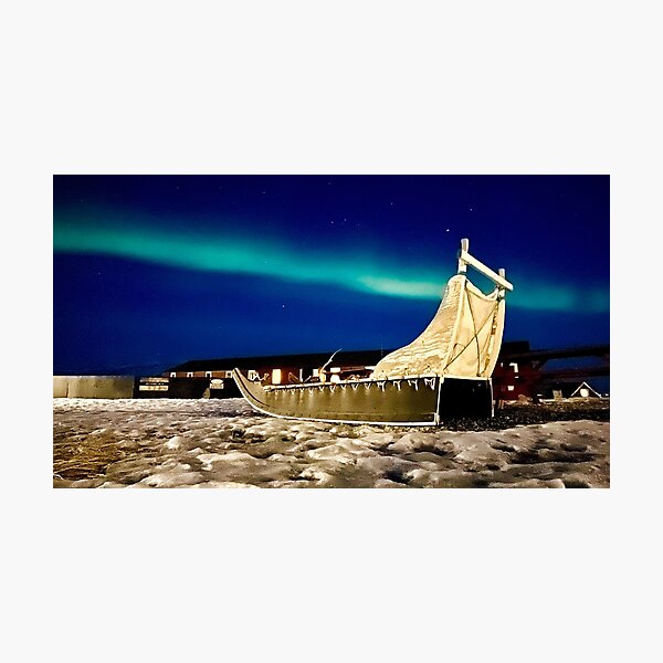 Item preview, Aurora Borealis Northern Lights In Greenland designed and sold by GraTEEtude.