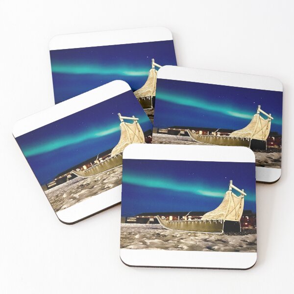 Item preview, Aurora Borealis Northern Lights In Greenland designed and sold by GraTEEtude.