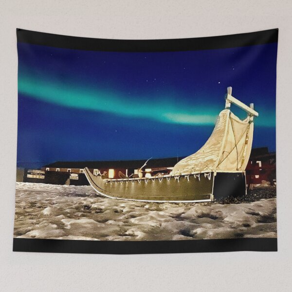 Item preview, Aurora Borealis Northern Lights In Greenland designed and sold by GraTEEtude.