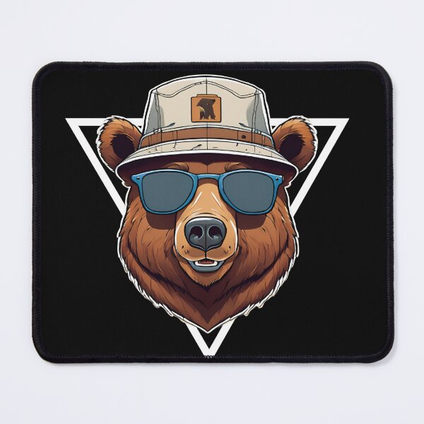 Item preview, "Super cool bear t-shirt with glasses and a hat | Unique and stylish design" designed and sold by MissCirce1993.