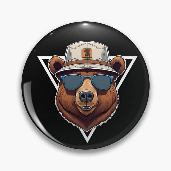 Item preview, "Super cool bear t-shirt with glasses and a hat | Unique and stylish design" designed and sold by MissCirce1993.