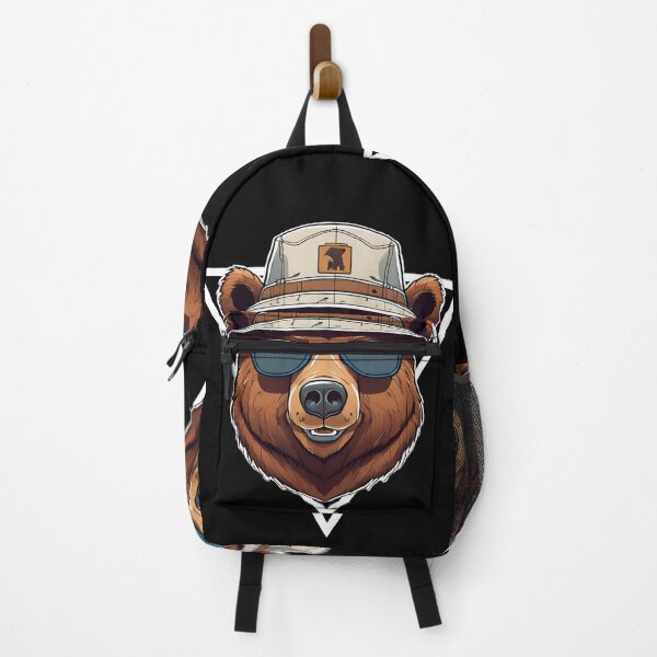 Item preview, "Super cool bear t-shirt with glasses and a hat | Unique and stylish design" designed and sold by MissCirce1993.