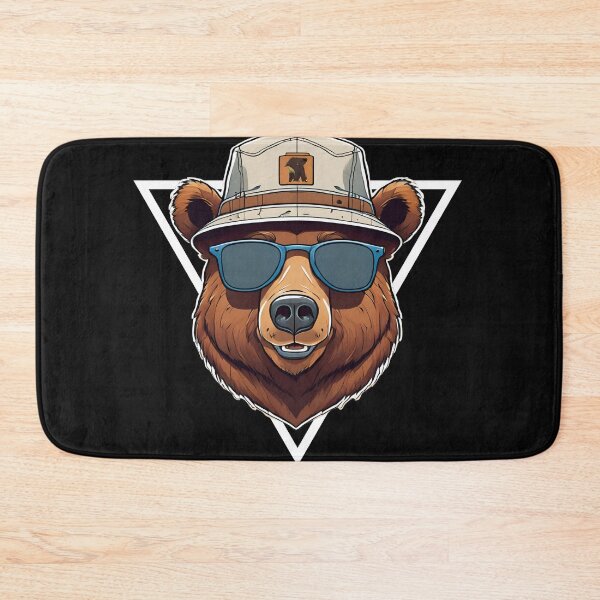 Item preview, "Super cool bear t-shirt with glasses and a hat | Unique and stylish design" designed and sold by MissCirce1993.