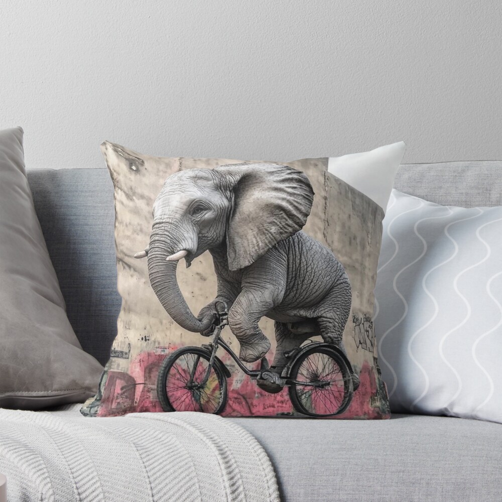 Item preview, Throw Pillow designed and sold by BzzLab.